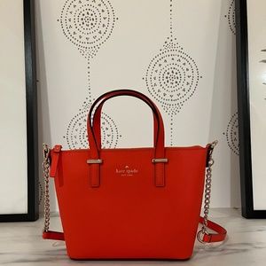 Kate Spade cross body bag - orange